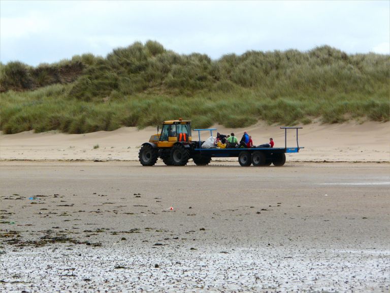 Normal dune profile at Whiteford Sands, Gower.