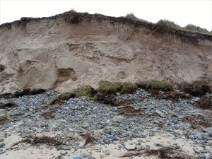Stages in dune erosion
