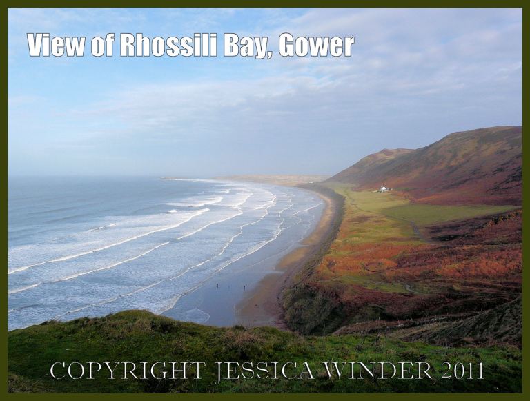 View of Rhossili Bay, Gower