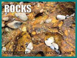 ROCKS on the beach and in cliffs - a subject category for seashore photography and "Jessica's Nature Blog"