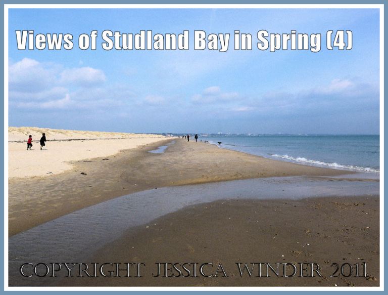 P1050434aBlog4 Low sand banks and backwaters high on Studland Beach, Dorset, UK, March 2009, part of the Jurassic Coast (4) Studland Beach image: Low sand banks and backwaters high on Studland Beach, Dorset, UK, March 2009, part of the Jurassic Coast (P1050434aBlog4)