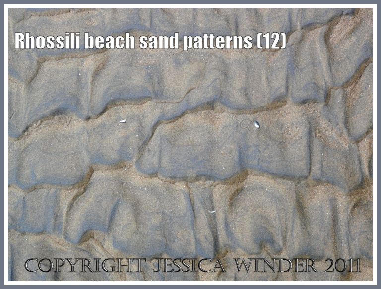 Sand ripple patterns on the beach at Rhossili Bay, Gower, South Wales, UK (12)