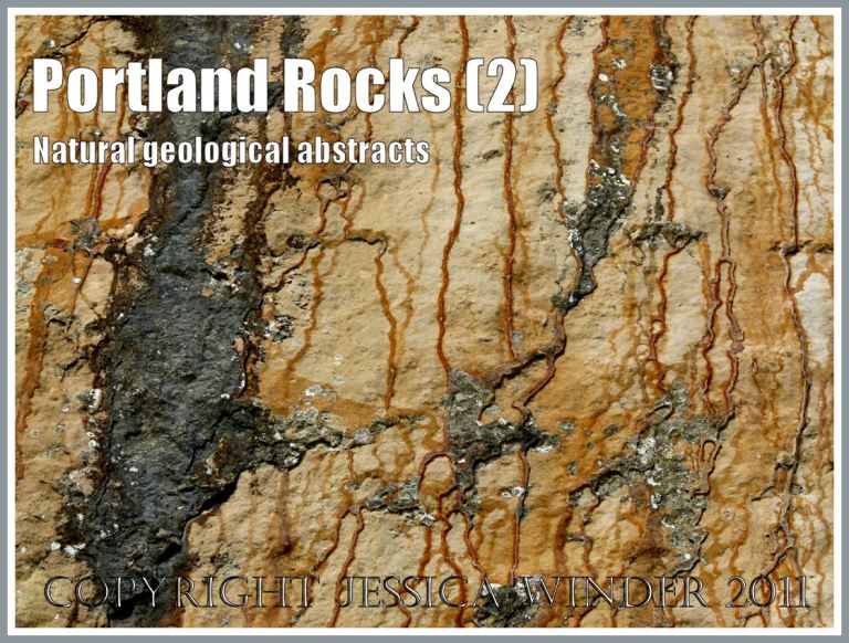 Rock patterns on the Isle of Portland, Dorset, UK, part of the Jurassic Coast World Heritage Site (2)