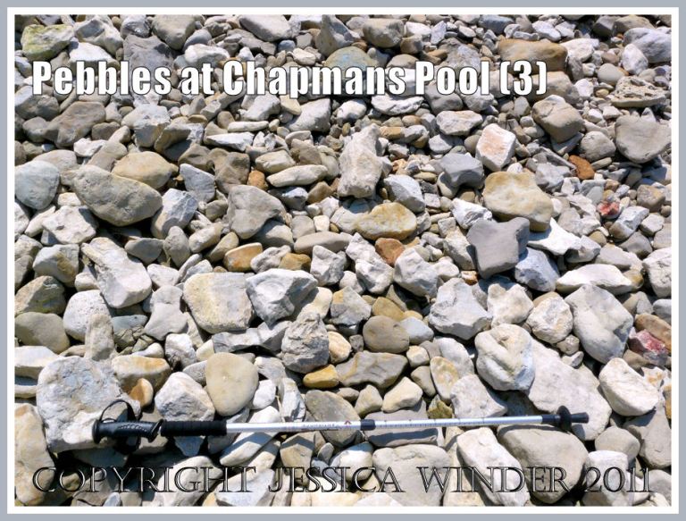 Large angular stones near the boathouses at Chapmans Pool, Dorset, UK - part of the Jurassic Coast (3)