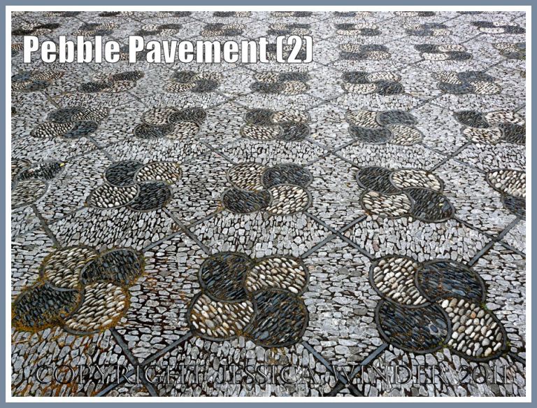 Pebble mosaic pavement at the wonderful Lan Su Chinese Garden in Portland, Oregon, U.S.A. (2)