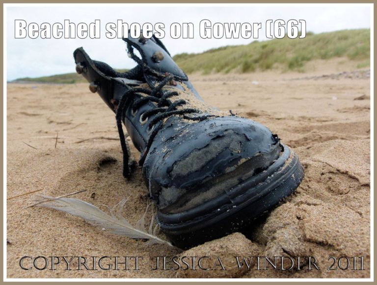 P1090690aBlog3 Black leather work boot washed ashore at Rhossili Bay, Gower, South Wales, UK (66) Black leather work boot washed ashore at Rhossili Bay, Gower, South Wales, UK (66)