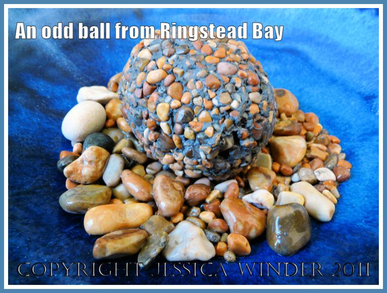 P1100615aBlog1 Pebble-studded clay ball from Ringstead Bay, Dorset, UK - part of the Jurassic Coast. Clay ball from Ringstead Bay: Pebble-studded clay ball from Ringstead Bay, Dorset, UK - part of the Jurassic Coast.