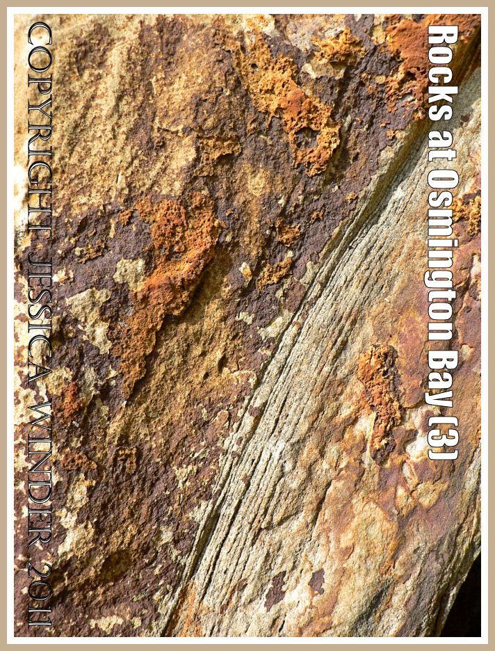 Natural rock textures, patterns and colours in beach boulders at Osmington Bay, Dorset, UK, on the Jurassic Coast World Heritage Site (3)