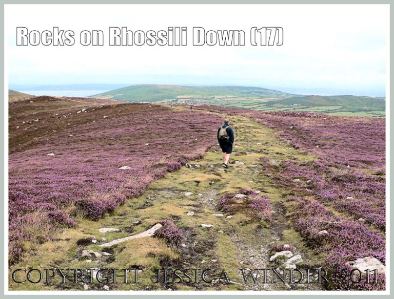 The rocky path along the top of Rhossili Down, Gower, South Wales, UK (17)