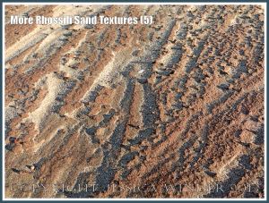 More Rhossili Sand Textures (5) - Coloured sand patterns and textures on the beach at Rhossili, Gower, South Wales.