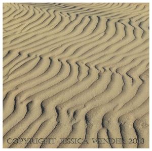 SAND 1 - Sand ripple pattern on Rhossili Beach. There are lots of photographs of sand patterns and textures in the SAND category of Jessica's Nature Blog.