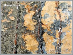 Rock surface texture, colour, and pattern as natural abstract art
