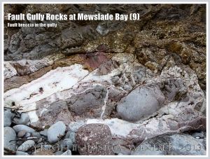 Fault Breccia with calcite matrix