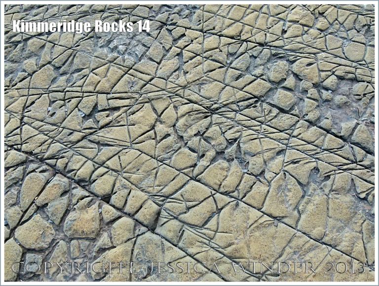 Natural patterns in a rock pavement