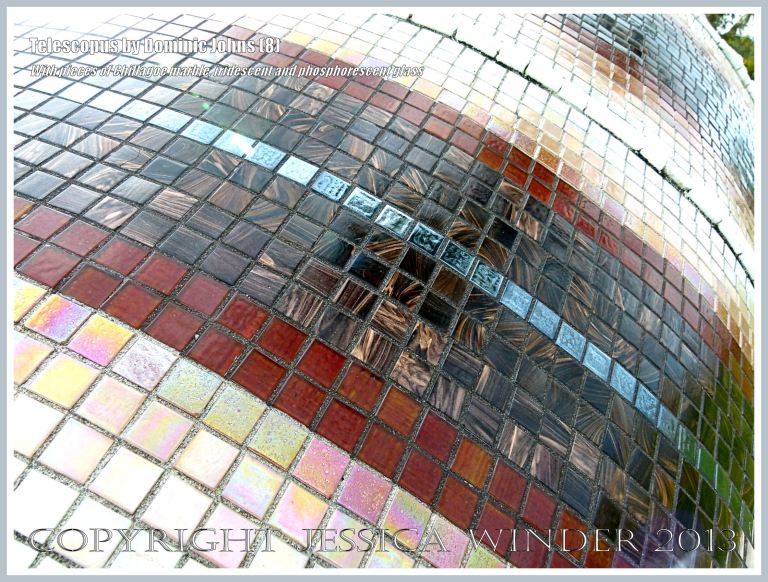 Detail of a giant sculpture of a mangrove mud whelk or mud creeper shell (Telescopium telescopium) by Dominic Johns