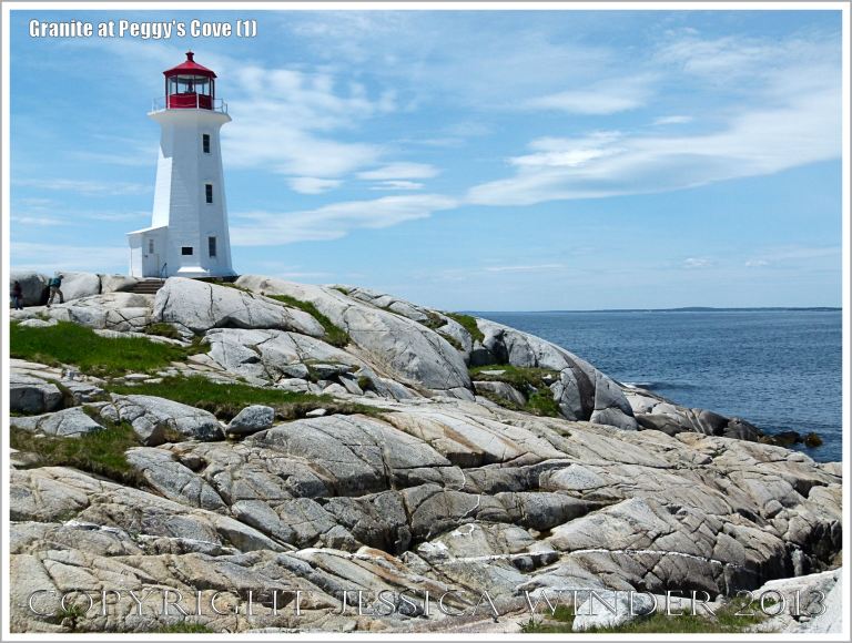 Glaciated granite landscape at Peggy's Cove, Nova Scotia, Canada
