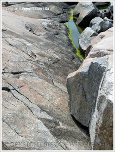 Glaciated granite landscape at Peggy's Cove, Nova Scotia, Canada