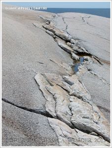 Glaciated granite landscape at Peggy's Cove, Nova Scotia, Canada