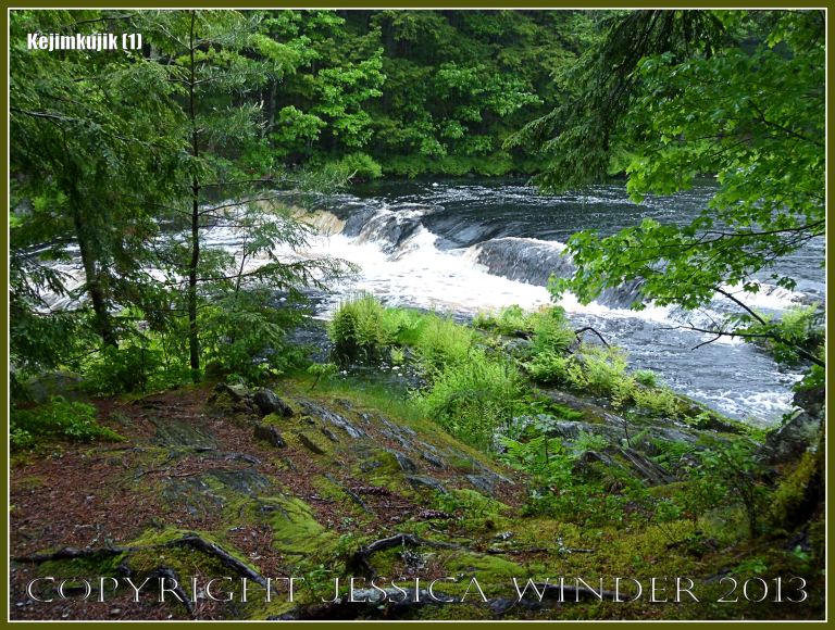 Mill Falls at Kejimkujik National Park in Nova Scotia, Canada.