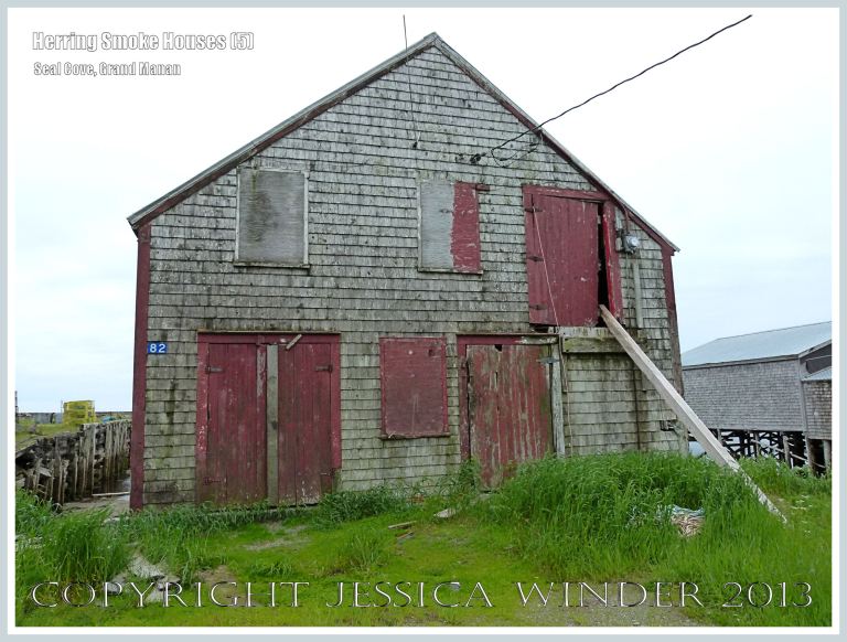 Old herring smoke house at Seal Cove, on the island of Grand Manan, New Brunswick, Canada.