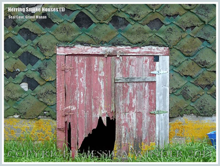 Detail of an old herring smoke house at Seal Cove, on the island of Grand Manan, New Brunswick, Canada.