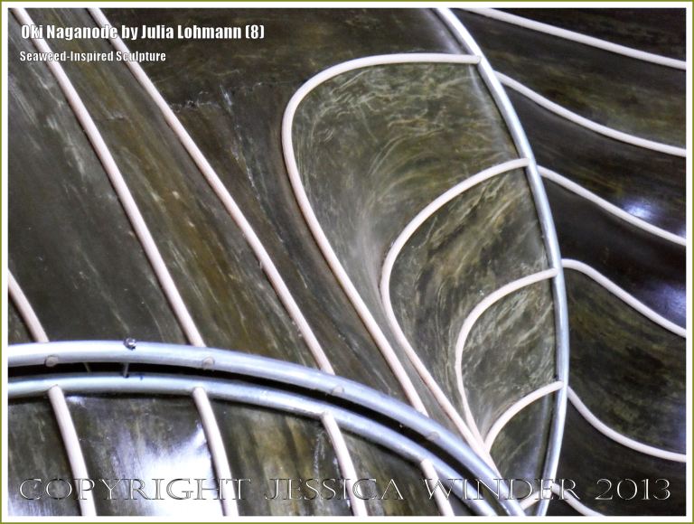 "Oki Naganode" an installation made from seaweed by Julia Lohmann at the V&A