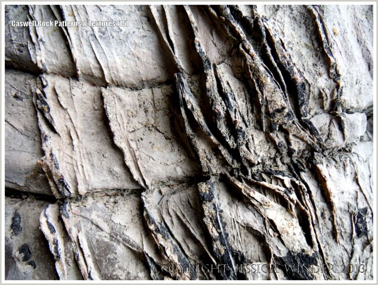 Calcite vein network in Carboniferous Limestone