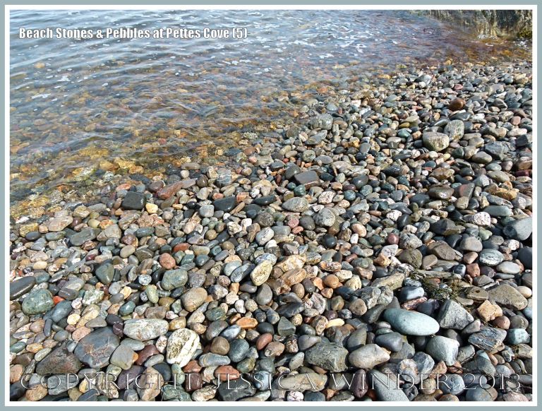 Pebbles and beach stones on Grand Manan Island