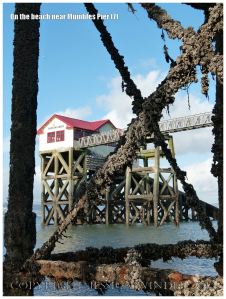 View of the old Lifeboat Station at Mumbles from beach level.