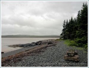 View of a beach at Irving Nature Park, New Brunswick, Canada
