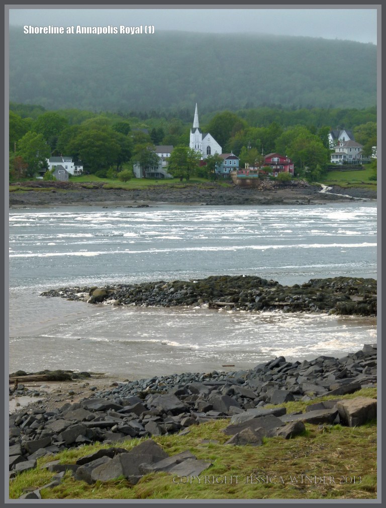 View across the water from Annapolis Royal to Granville Ferry in Nova Scotia