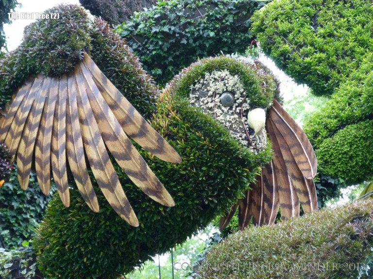 The Bird Tree Mosaiculture horticultural design at Jardin Botanique de Montreal