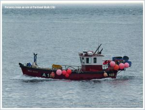Fishing boat off Portland Bill, Dorset, U.K.