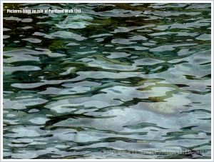 Natural pattern of ripples and reflections in shallow water aff the Isle of Portland, Dorset, U.K.
