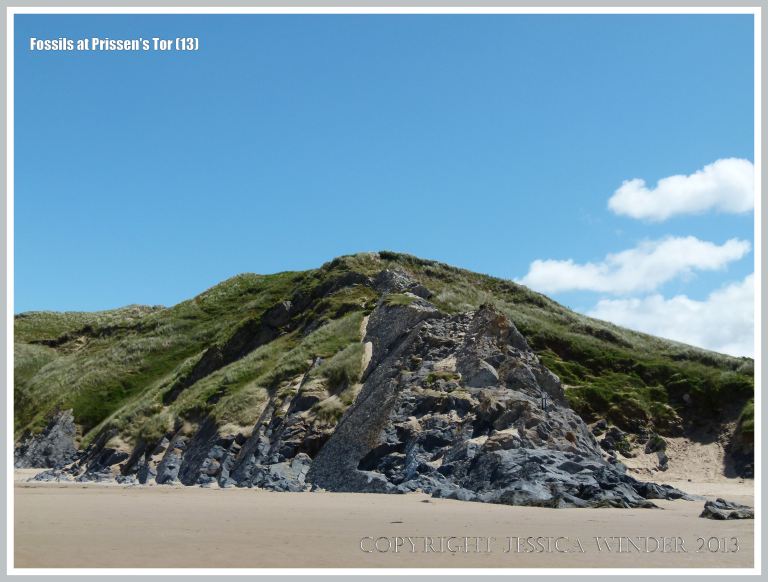 View of Prissen's Tor on the Gower Peninsula