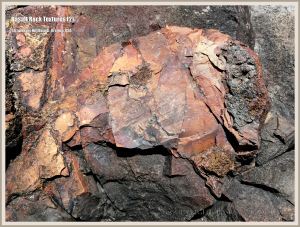 Extruded basalt rock on the Oregon Coast