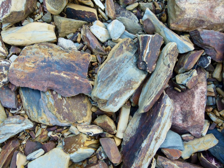 Rocks on an Irish beach