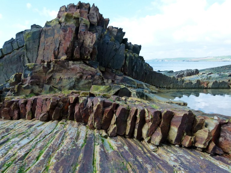 Rocks on an Irish beach