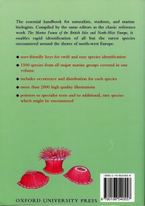 Recommended marine fauna identification handbook