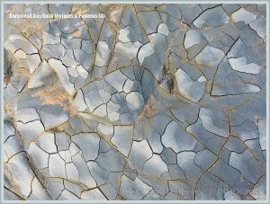 Natural pattern, colour, and texture in a clay outcrop
