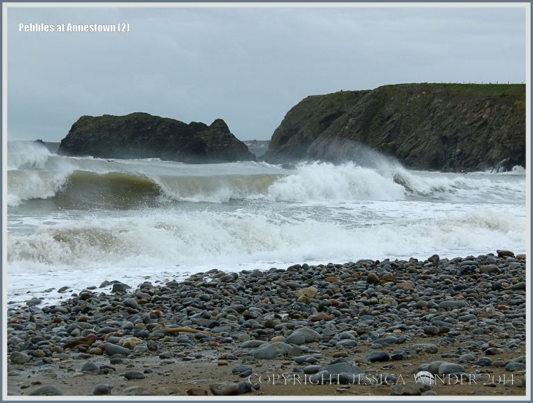 Pebbles on a Copper Coast beach