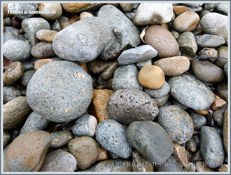 Pebbles on a Copper Coast beach