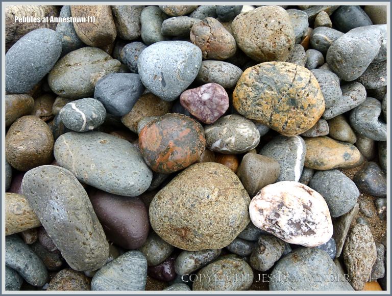 Pebbles on a Copper Coast beach