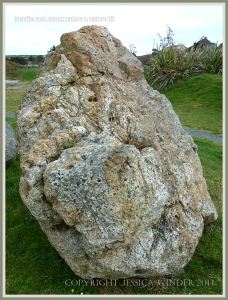 Rhyolite boulder in the Bunmahon Geological Garden