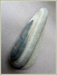 Beach stone made of Cork Group Namurian rock