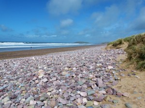 View looking north towards Burry Holms
