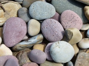 Pebbles on a Gower beach