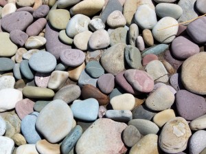Pebbles on a Gower beach