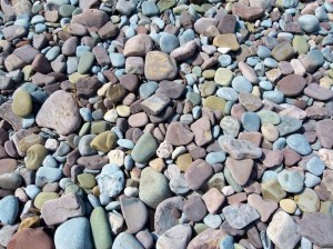 Pebbles on a Gower beach