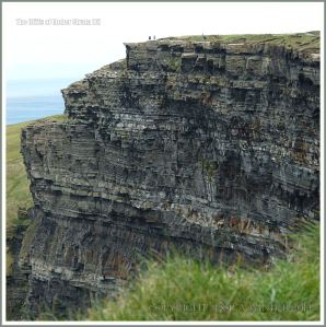 Rock strata at the Cliffs of Moher